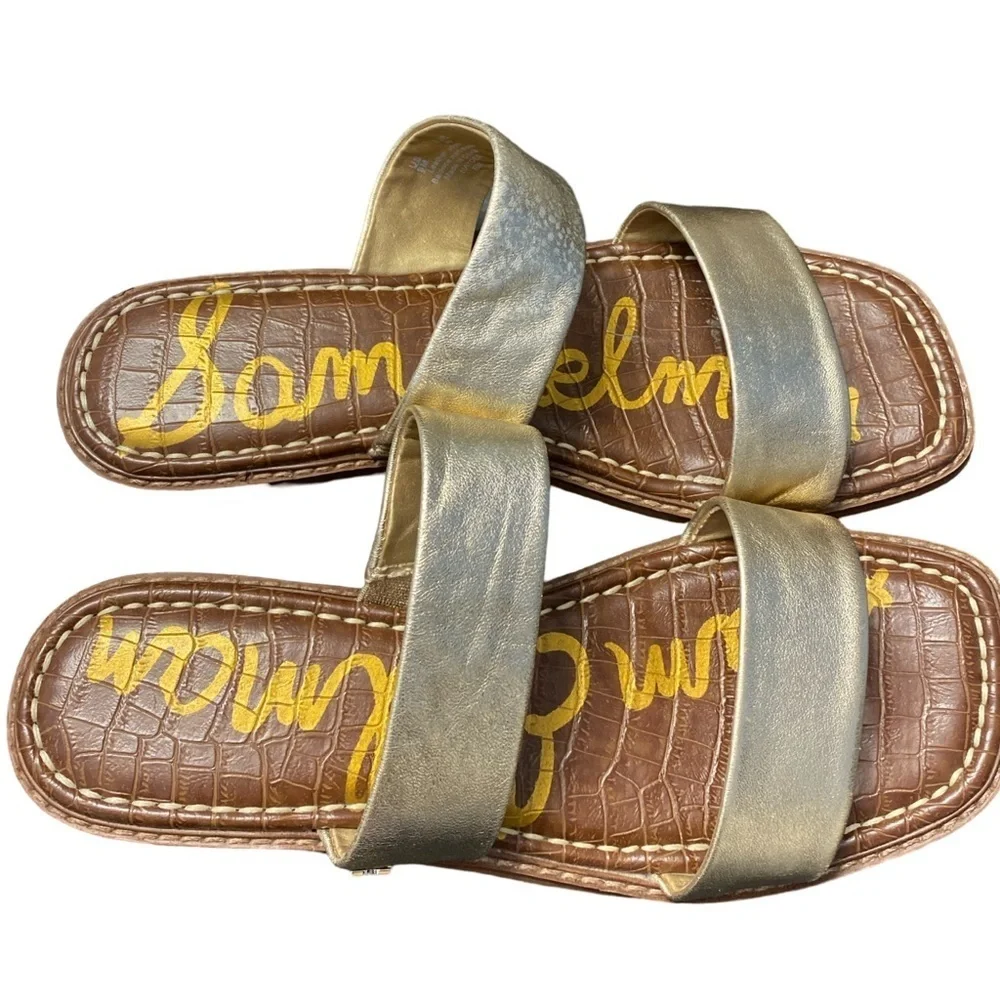 Sam Edelman Haydee Slide Sandal Size 9 Signs Of Wear On Strap - Picture 4 of 9